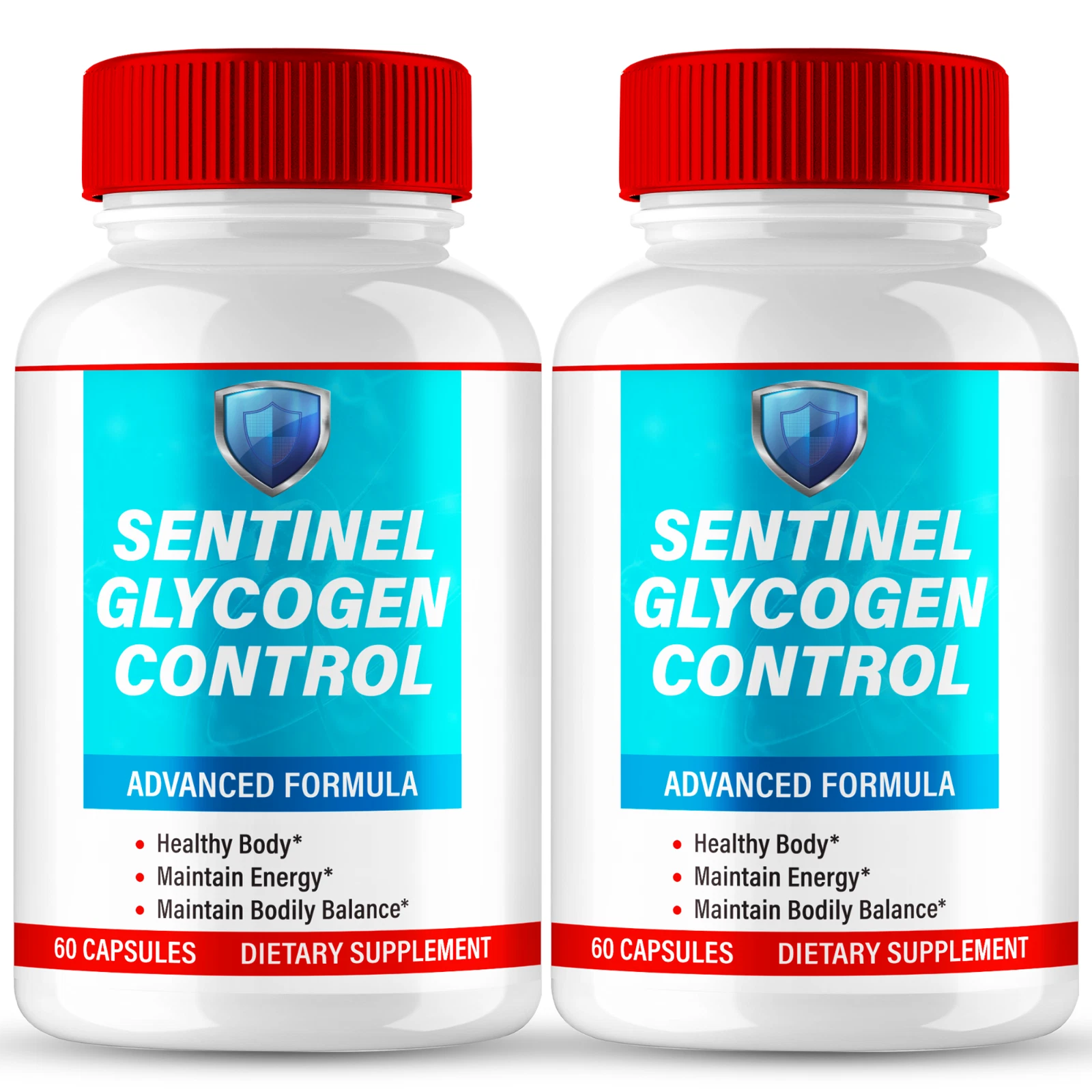 (2 Pack) Sentinel Glycogen Control Capsules, Advanced Blood Support Formula Pill