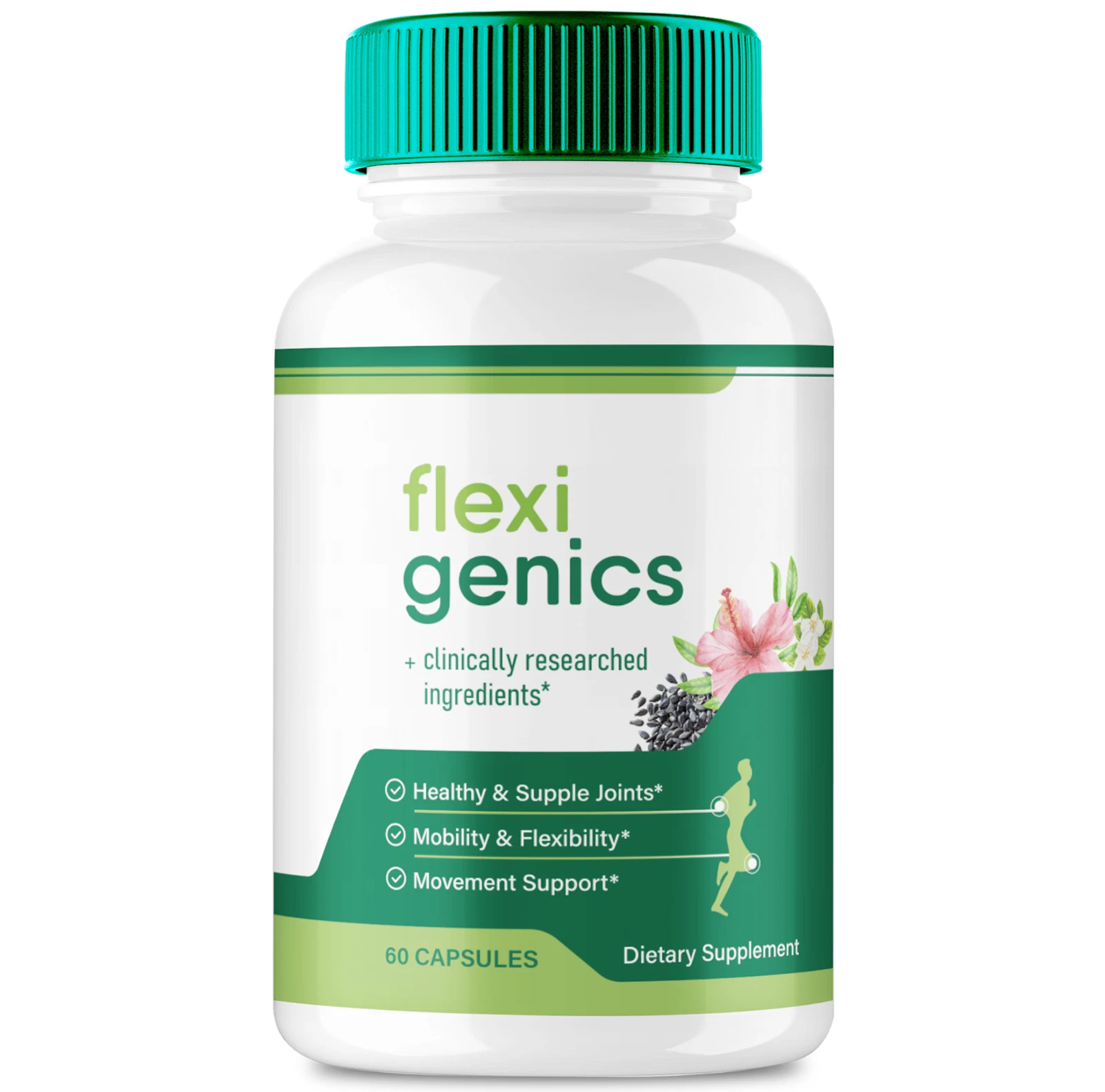 Flexigenics Capsules Dietary Supplement for Muscle & Joint Discomfort 60ct