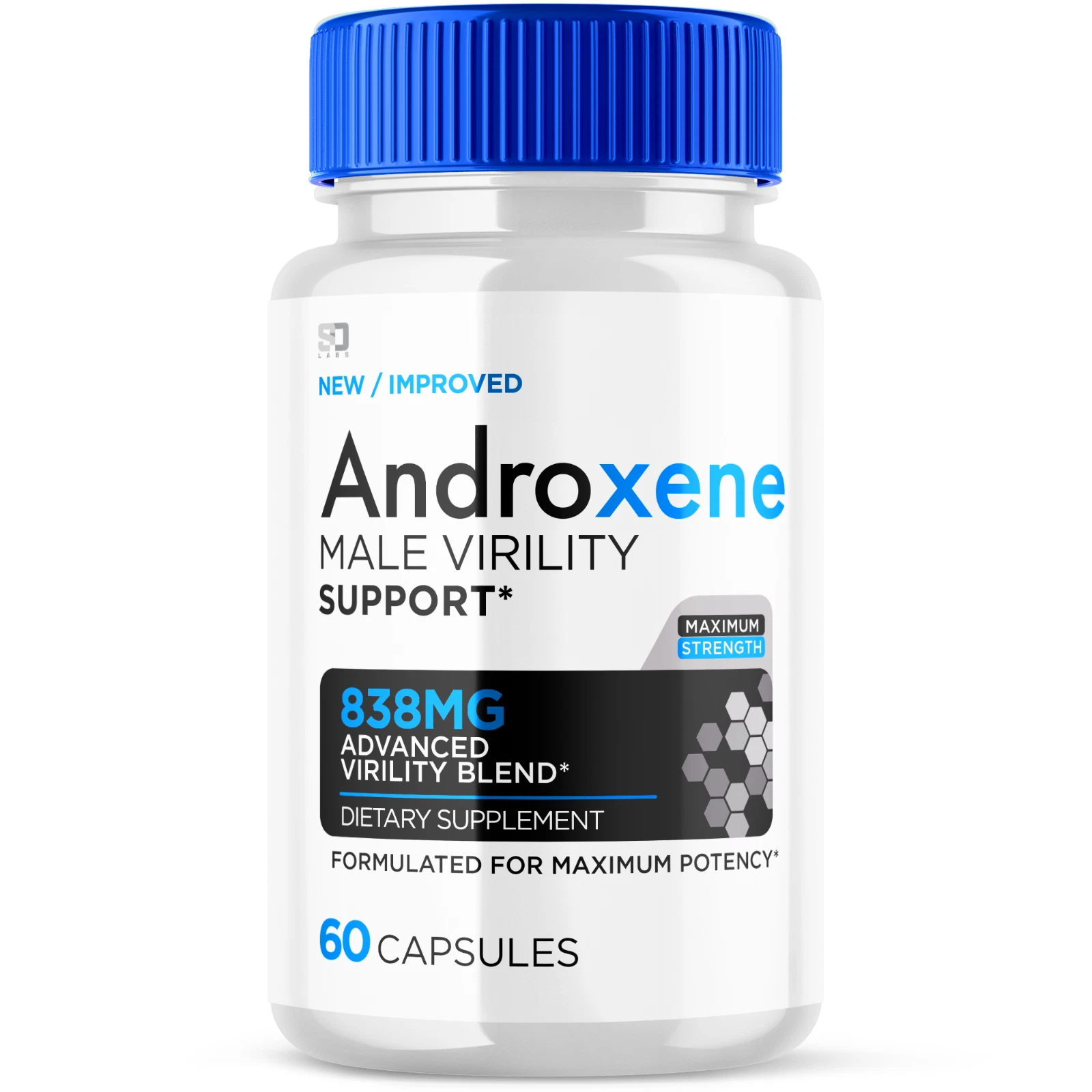 (1 Pack) Androxene Male Pills Maximize Energy, Vitality & Stamina 60 Capsules
