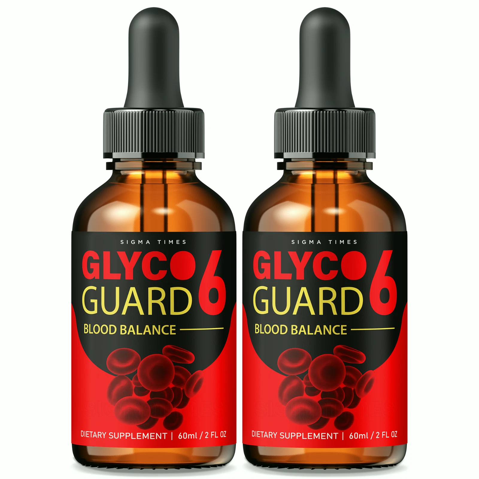 (2 Pack) Glyco Guard 6 Drops, Advanced Blood Health Support Formula