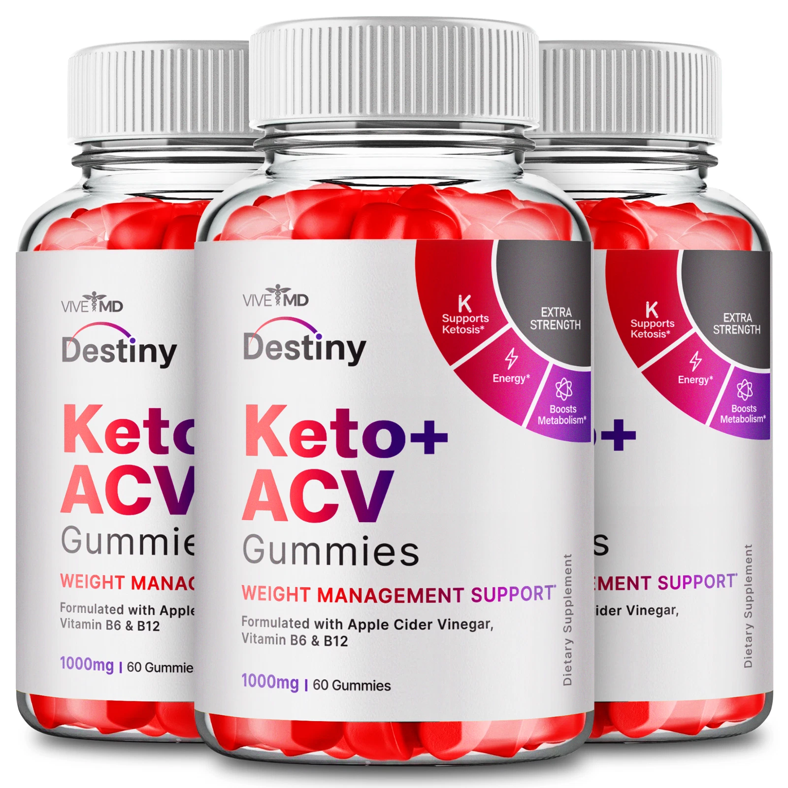 Destiny Keto ACV Gummies Destiny Keto Official Formula (3 Pack)