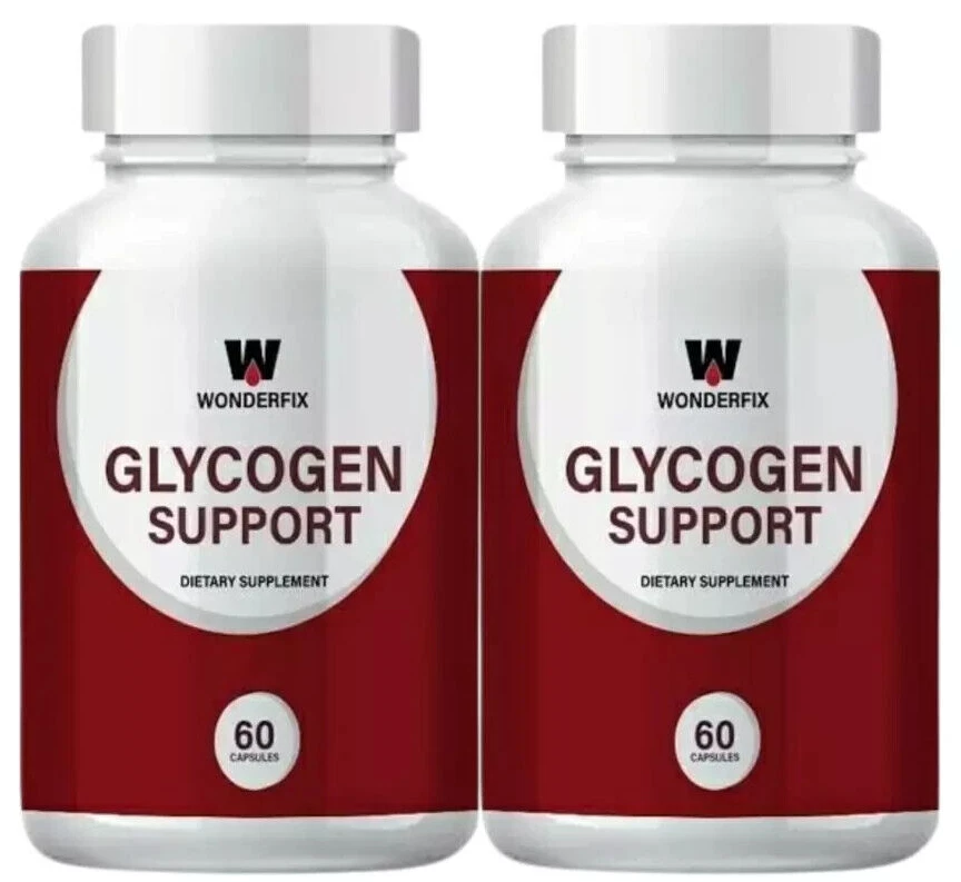 Wonderfix Glycogen Support Blood Pills Dietary Supplement (120 Capsules) 2-Pack