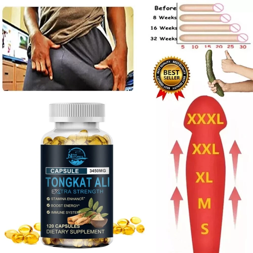 Male Enhancement Capsules Booster & Thicker Last Longer Stronger Bigger 120Pills