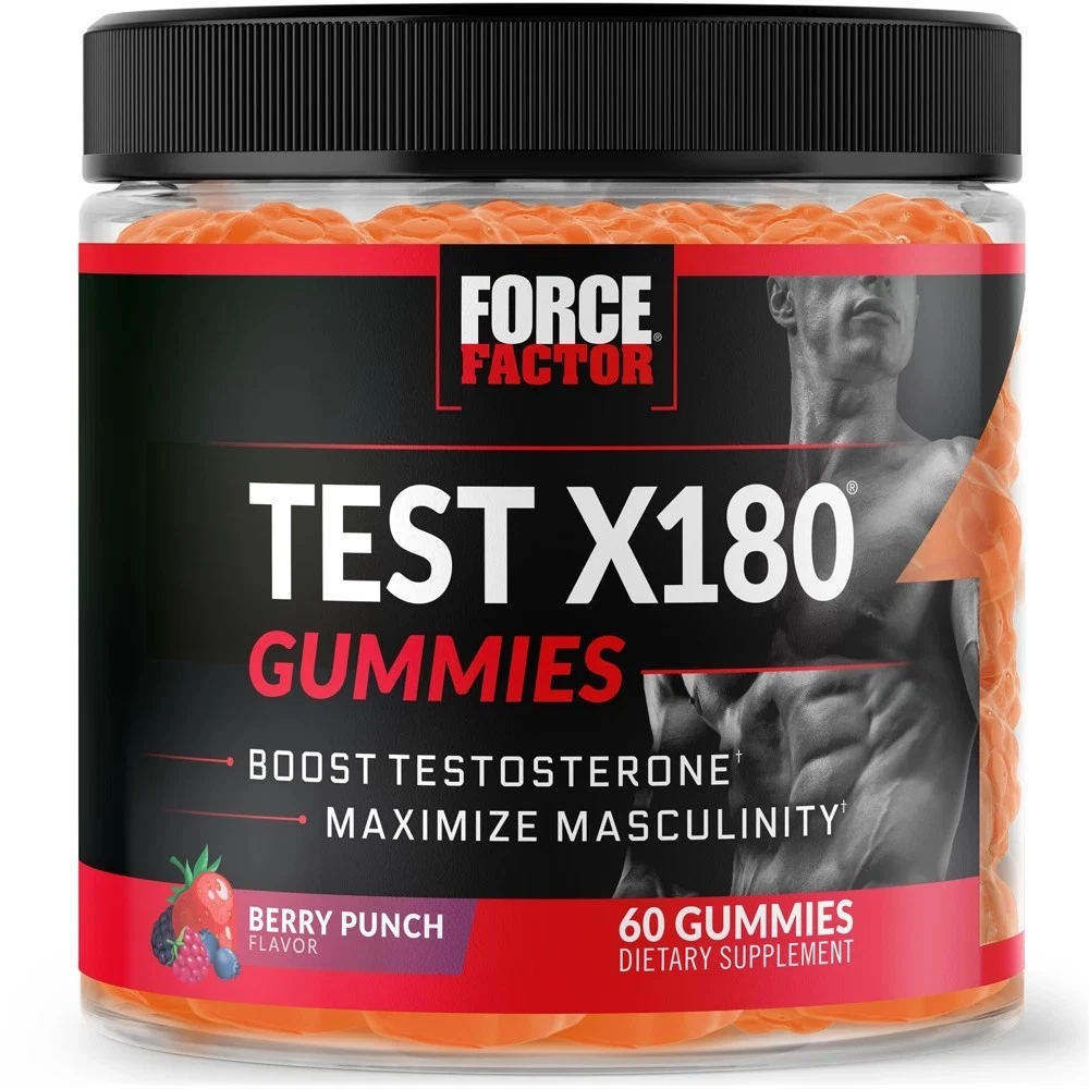 Test X180 Gummies Testosterone Booster, 60 Gummies