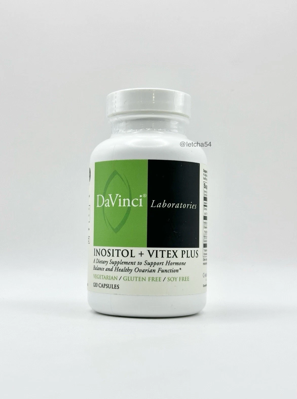 DaVinci Laboratories of Vermont Inositol + Vitex Plus (120 Capsules) New