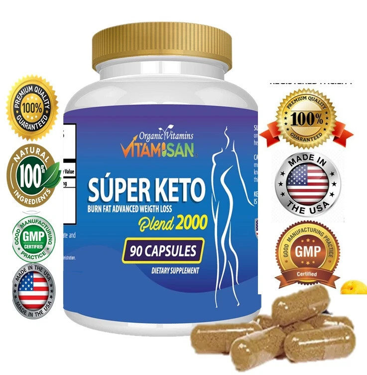 Keto Diet Caps Best Weight Loss Supplements Fat Burn& Carb Blocker 90CAPS