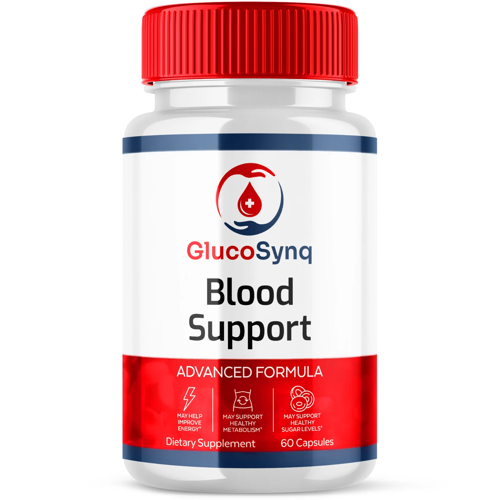 Glucocynq Blood Support Advanced Formula Supplement Natural Ingredients 60 Caps