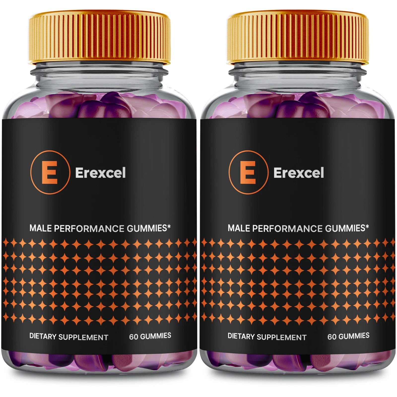 (2 Pack) Erexcel Ultimate Enhancement Gummy for Men, Erex Cel Ultimate Male