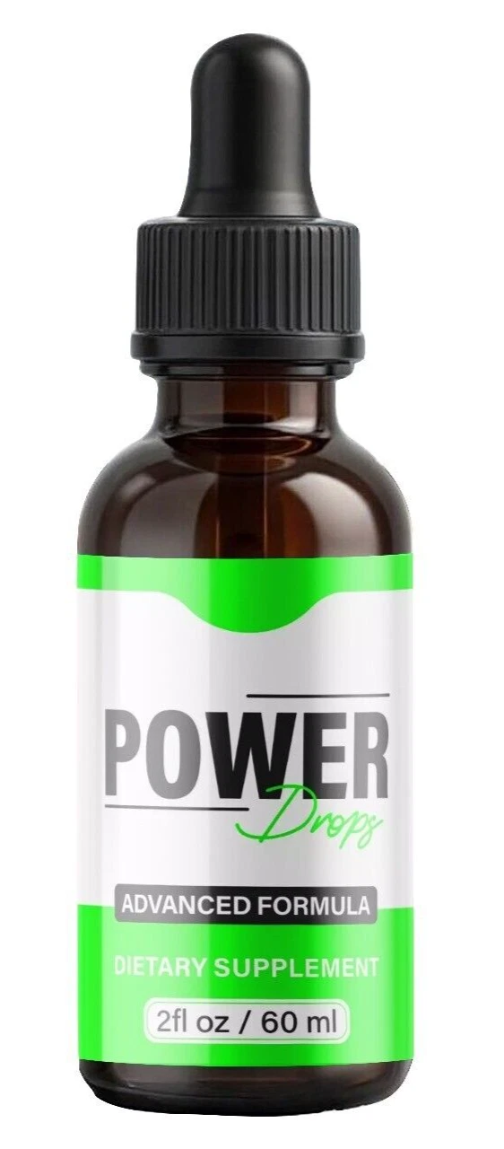 (1 Pack) Power Drops – PowerDrops Extra Strength All Natural Organic