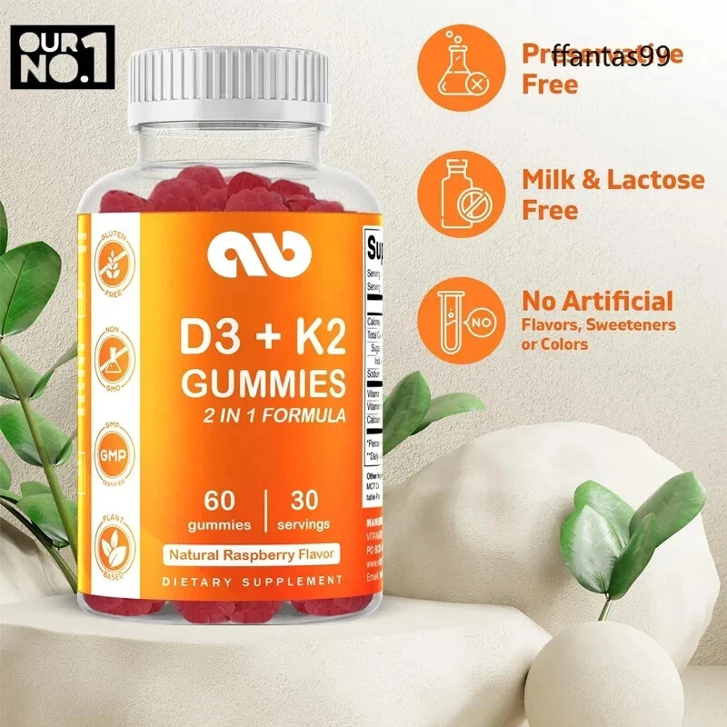 Vitamin D3 K2 gummies - non GMO, gluten free