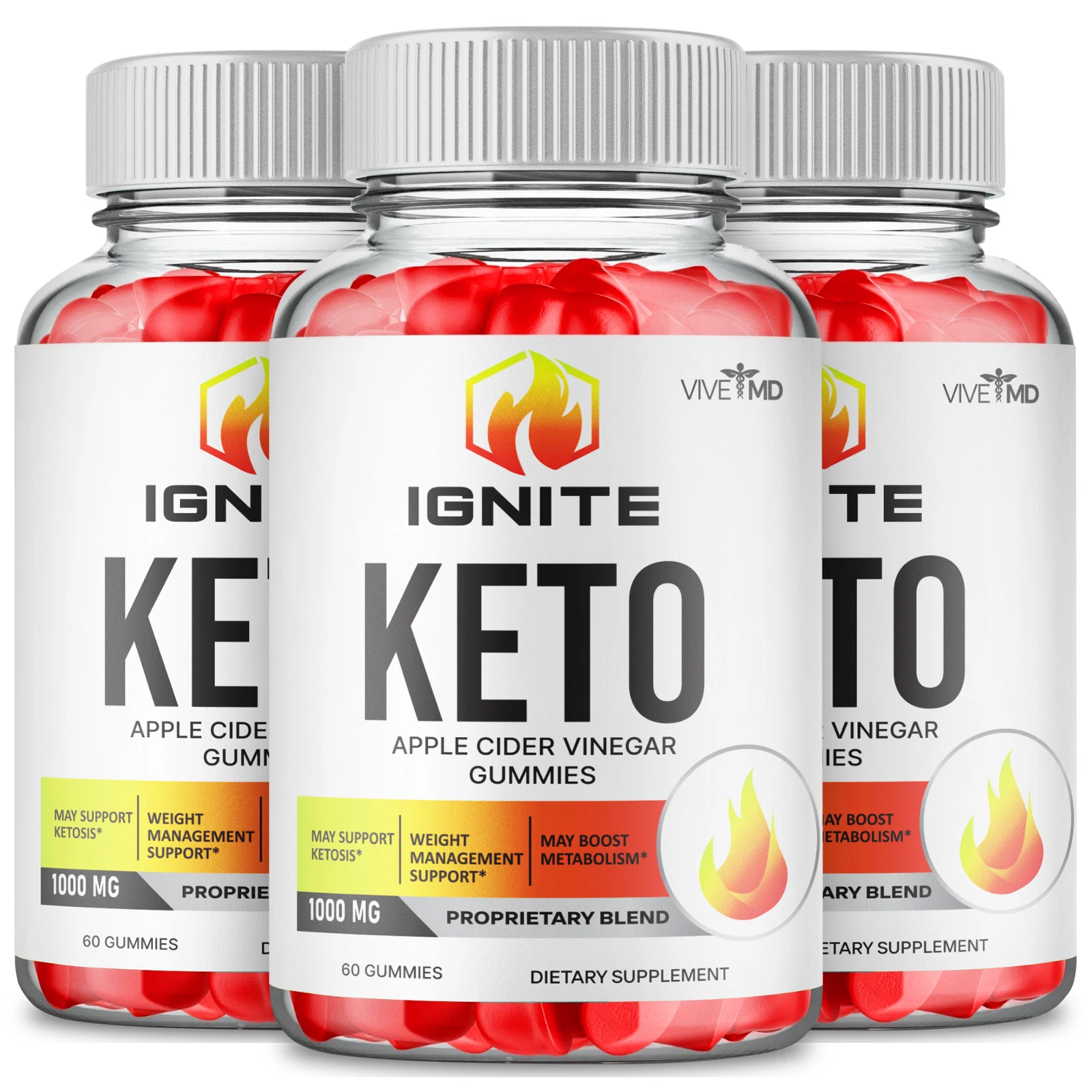 Ignite Keto ACV Gummies Keto Ignite Supplement - Official Formula (3 pack)