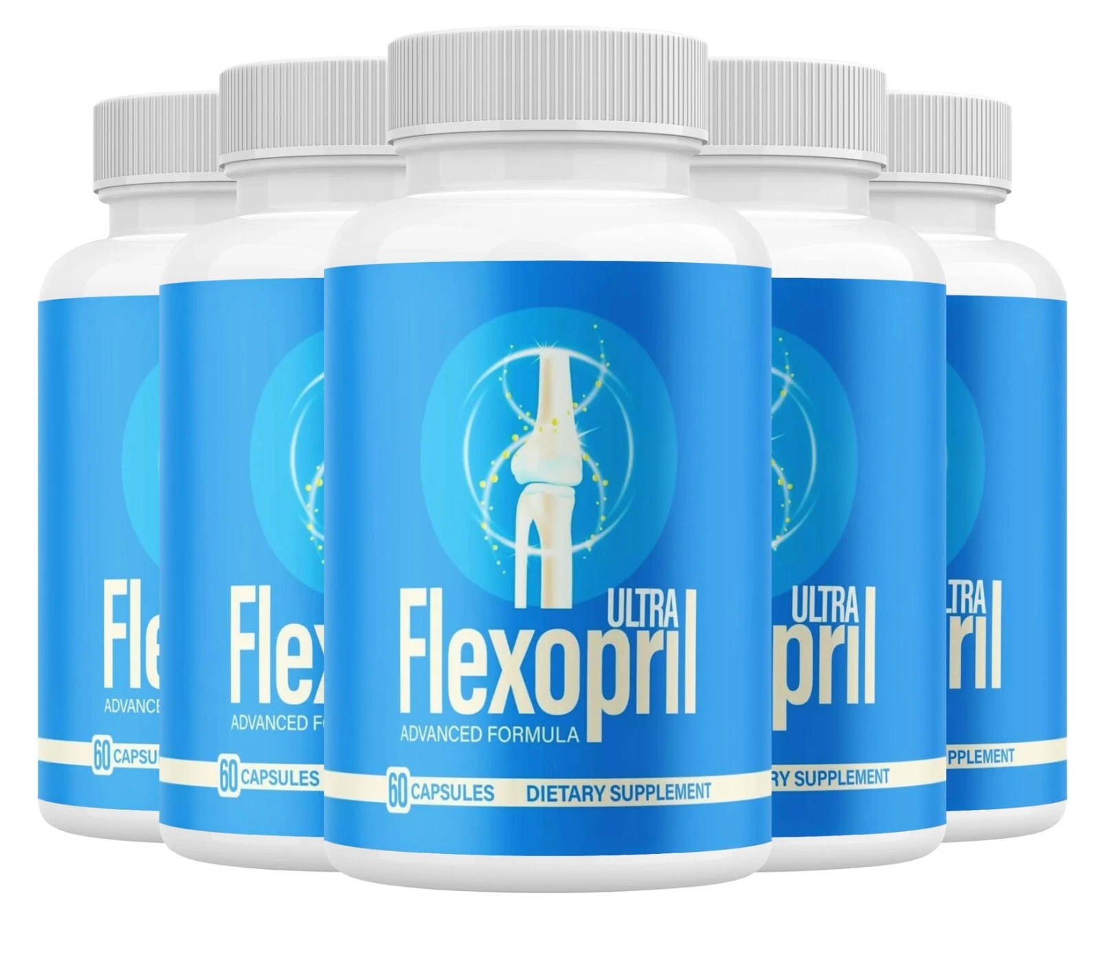 Flexopril Ultra Joint Capsules, Advanced Joint & Bone Relief Support (5 Pack)