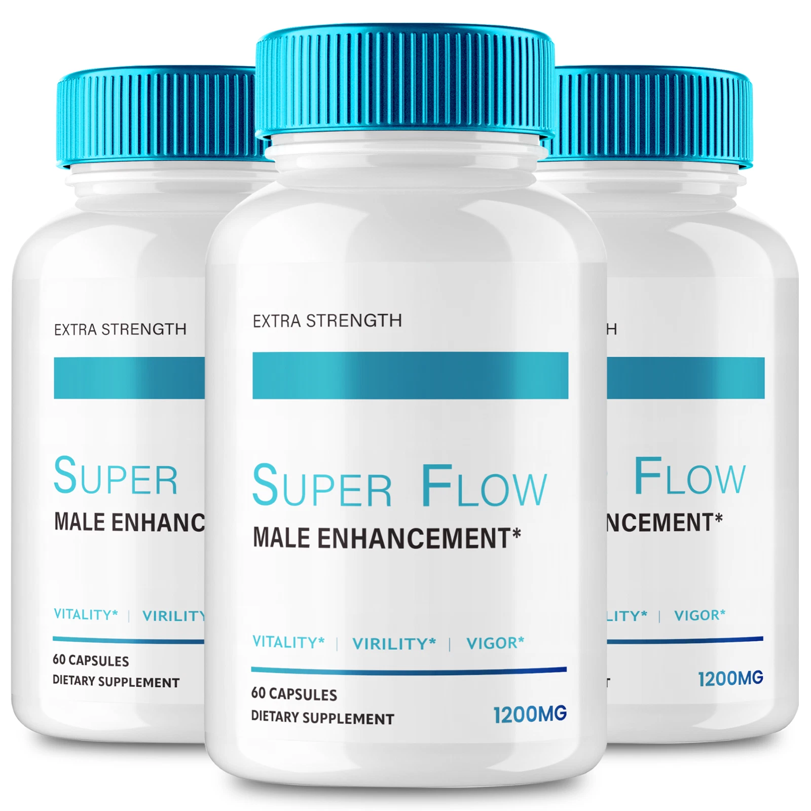 (3 Pack) Super Flow Pills, SuperFlow Men Dietary Supplement Pills (180 Capsules)