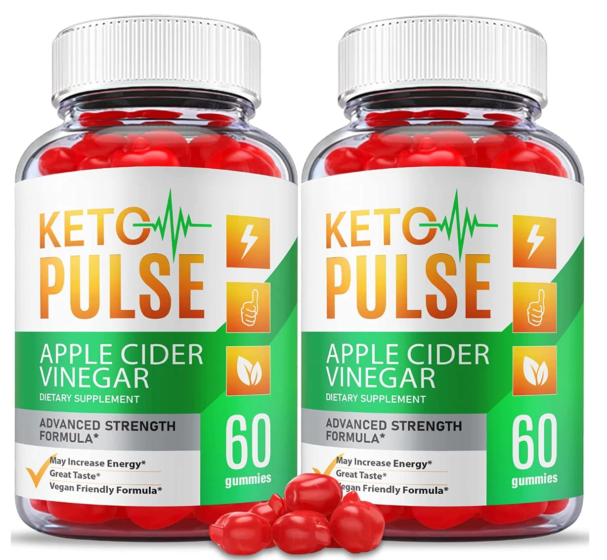 2 Pack - Keto Pulse ACV Gummies - Vegan, Weight Loss Supplement