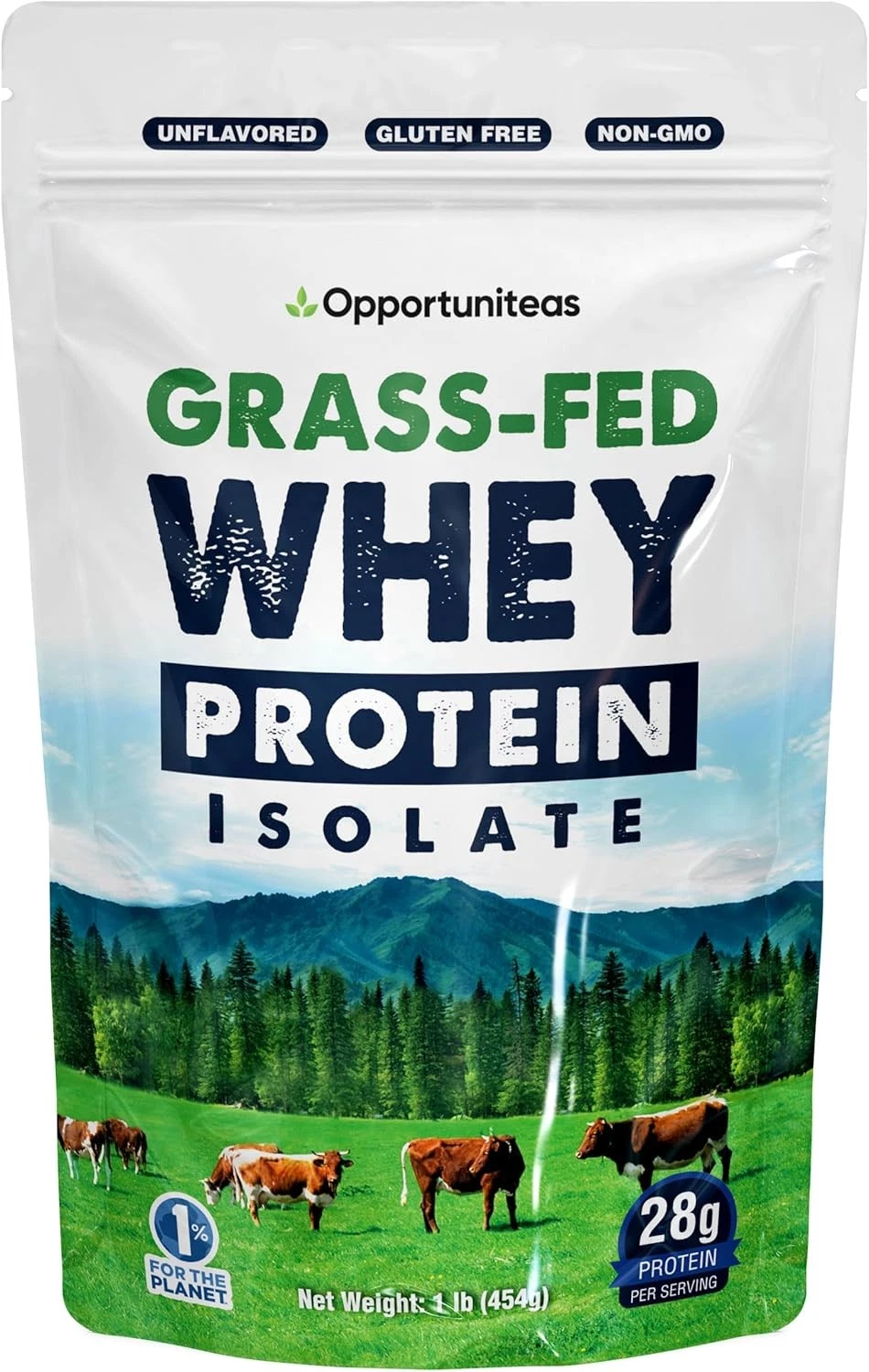Opportuniteas Grass Fed Whey Isolate Protein Powder - 1 Pound (Pack of 1)
