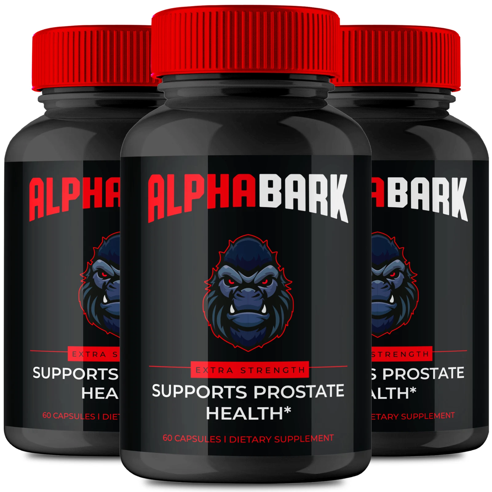 (3 Pack) AlphaBark Capsules, Alpha Bark Male Prostate Health Support Pills