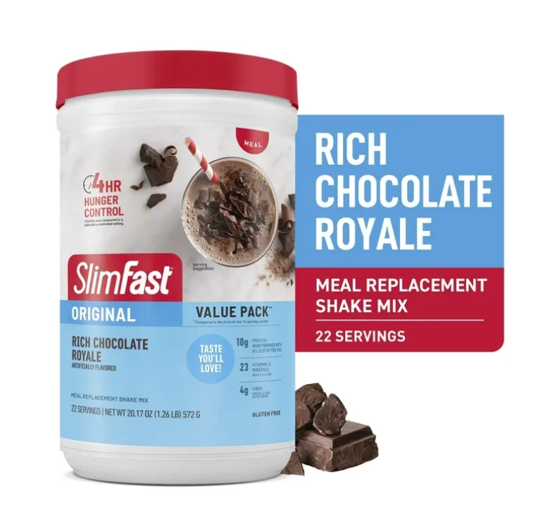 SlimFast Original Meal Replacement Shake Mix, Rich Chocolate Royale