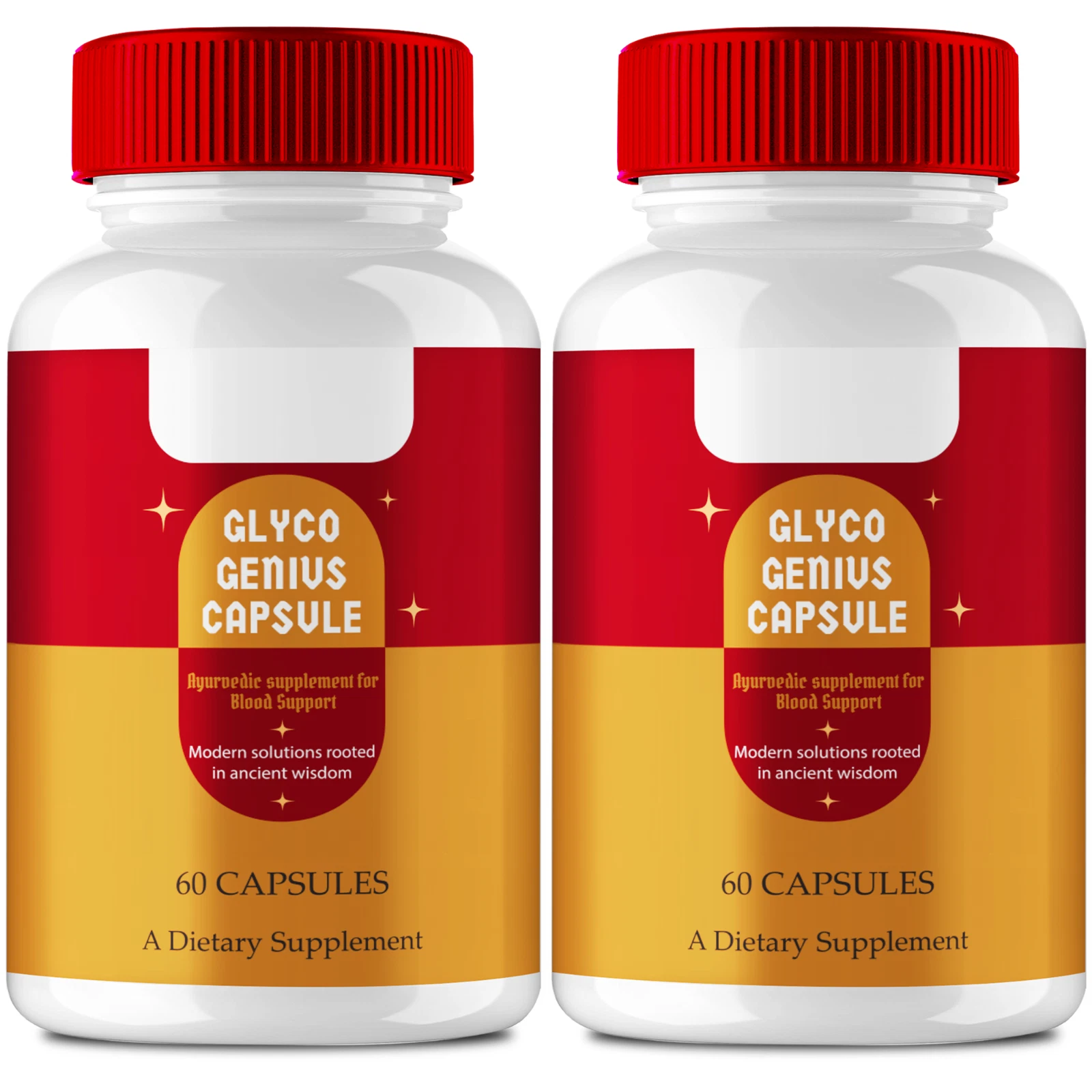 (2 Pack) Glyco Genius Blood Capsules, GlycoGenius Blood Formula Support Pills