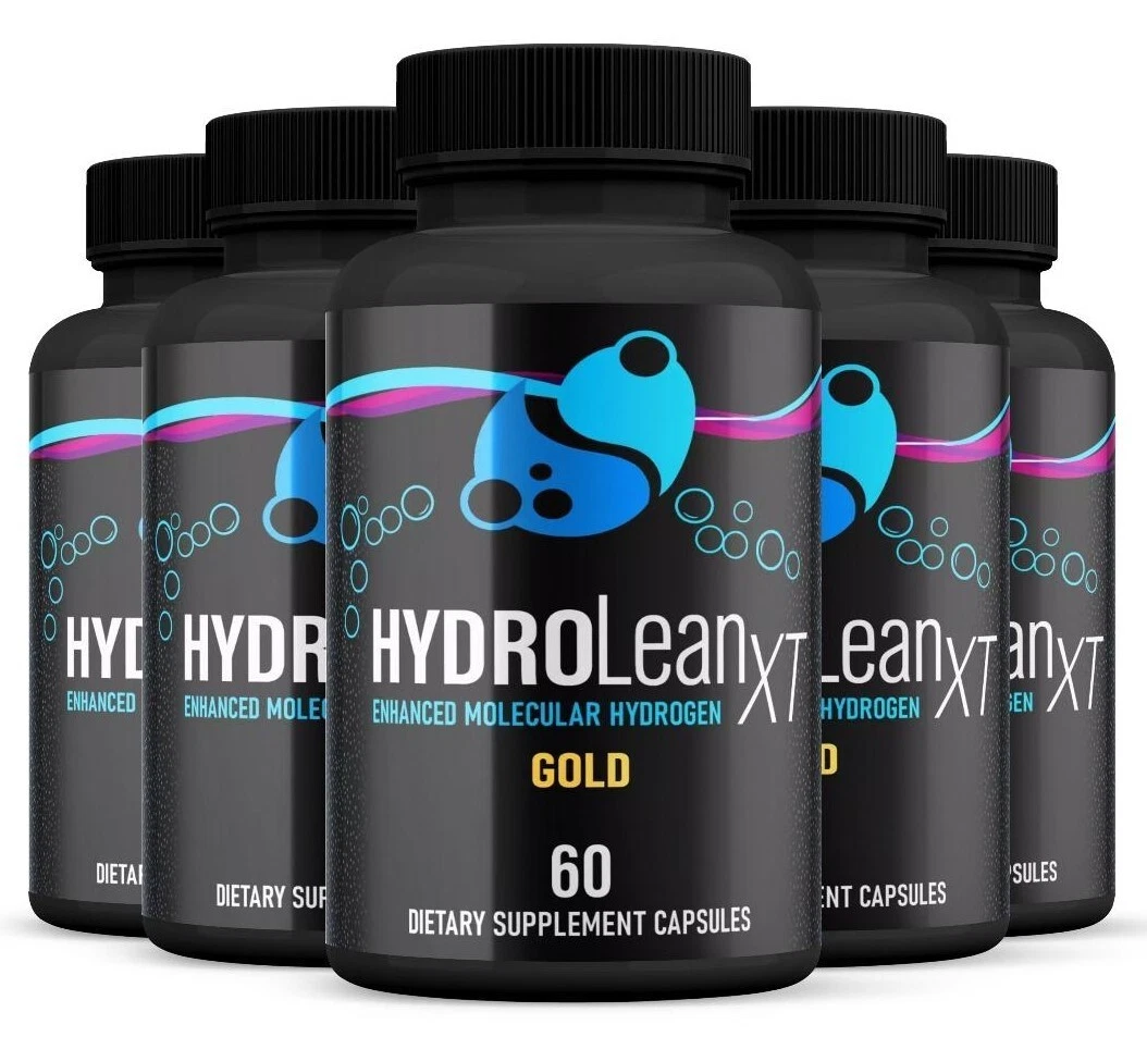 (5 Pack) HydroLean XT Gold Capsules, Hydro Lean XT Weight Loss (300 Capsules)