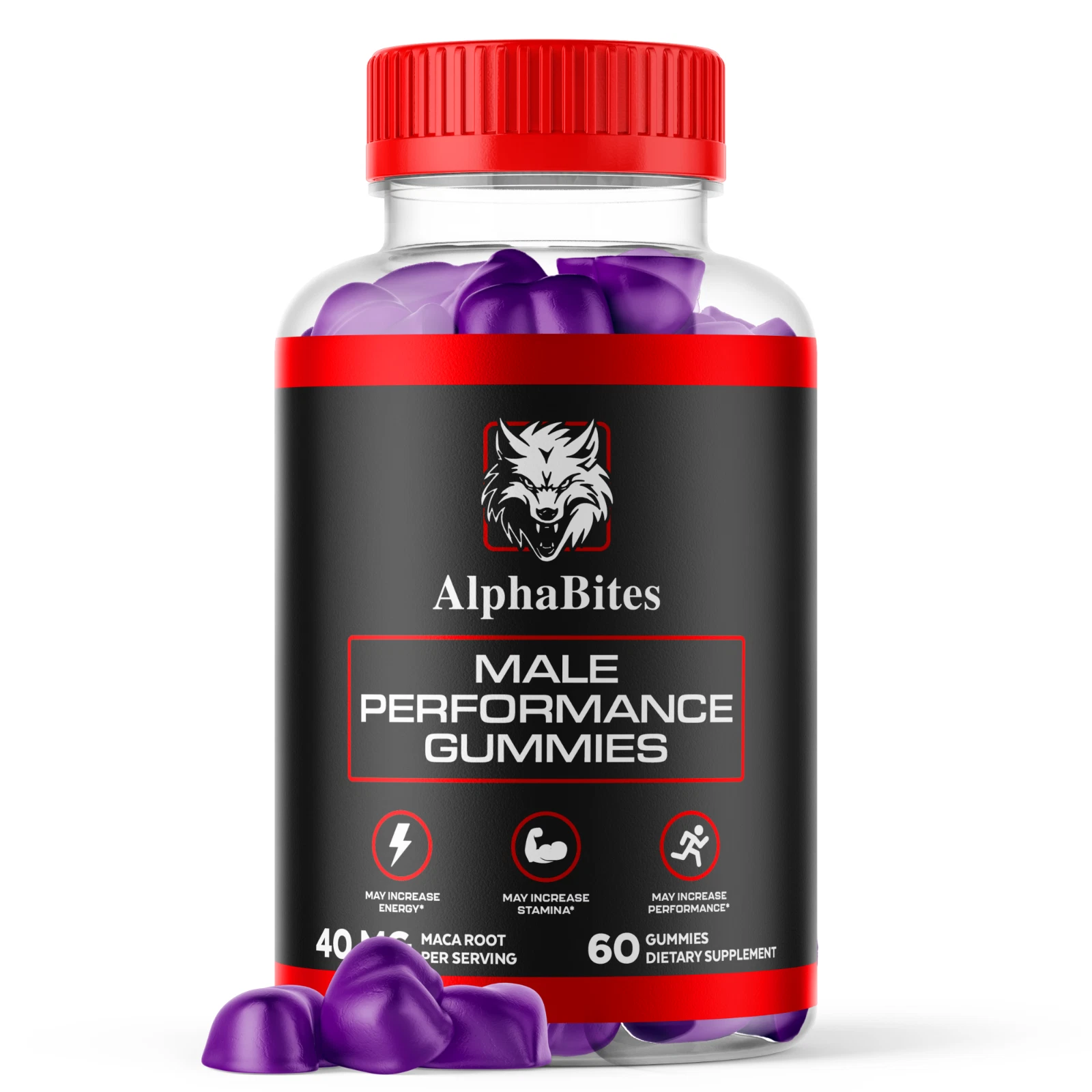 Alpha Bites Performance Booster for Men and Stamina Support (1 Pack)