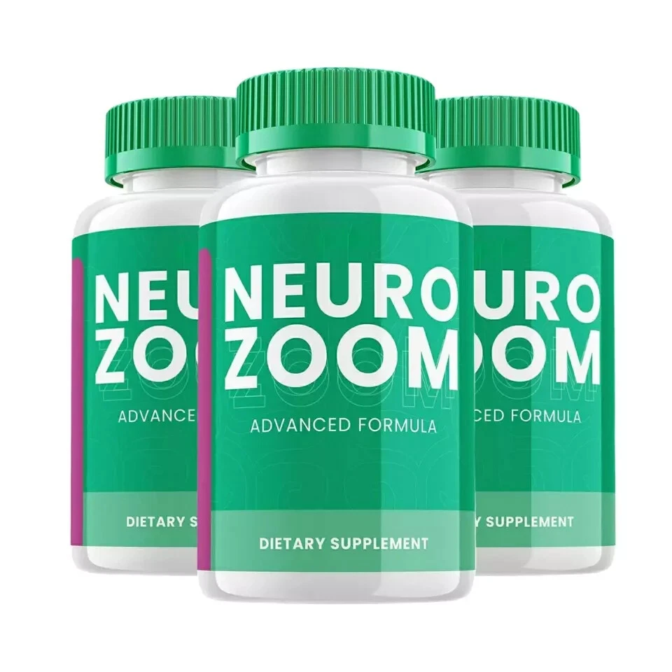 Neuro Zoom Supplement Pills Advanced Formula For Brain Health (180 Caps) 3-Pack