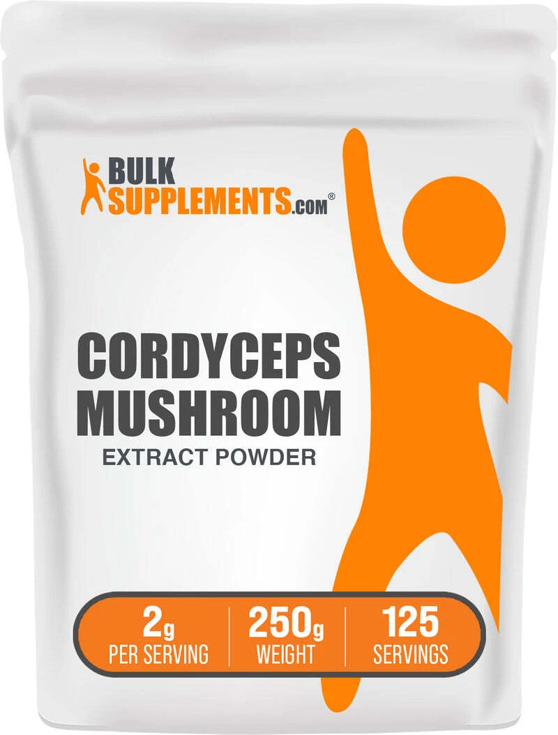 BulkSupplements Cordyceps Extract Powder - 2g per Serving