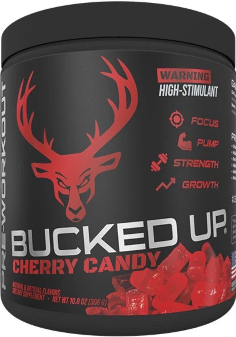 Bucked Up Pre Workout Cherry Candy - 30 Servings