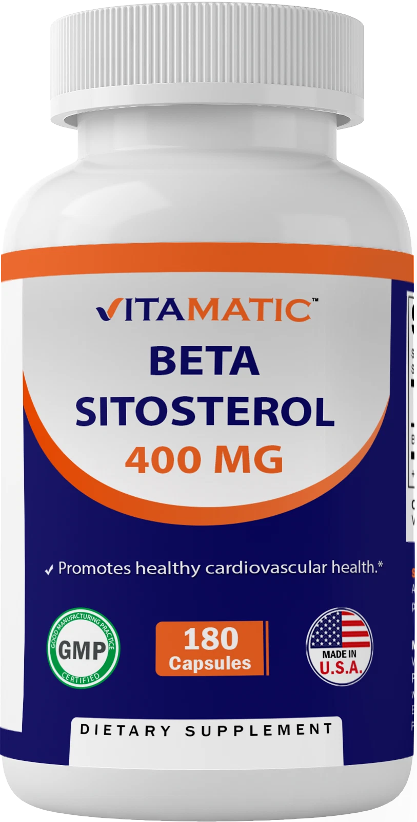 Vitamatic Beta Sitosterol Complex 400 mg 180 Capsules