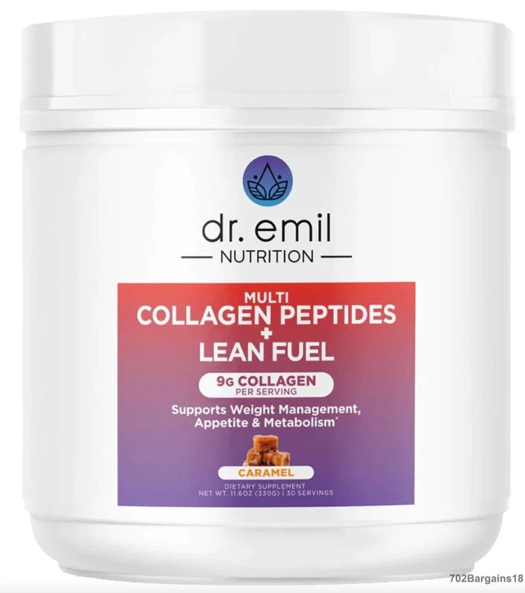 DR. EMIL NUTRITION Collagen Peptides Powder Caramel