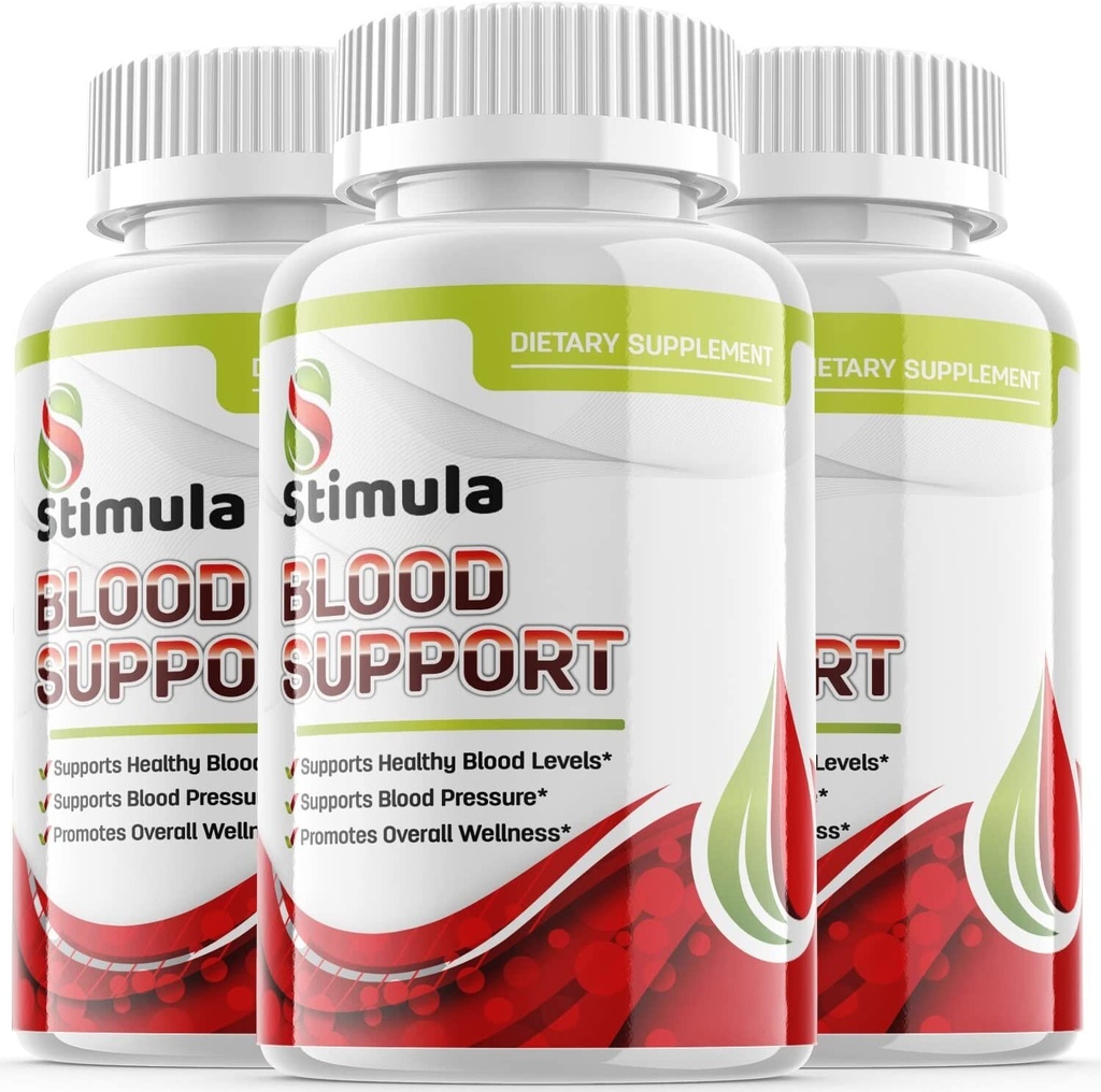 3 Pack - Stimula Blood Pills - Blood Sugar Support, Extra Strength -180 Capsules