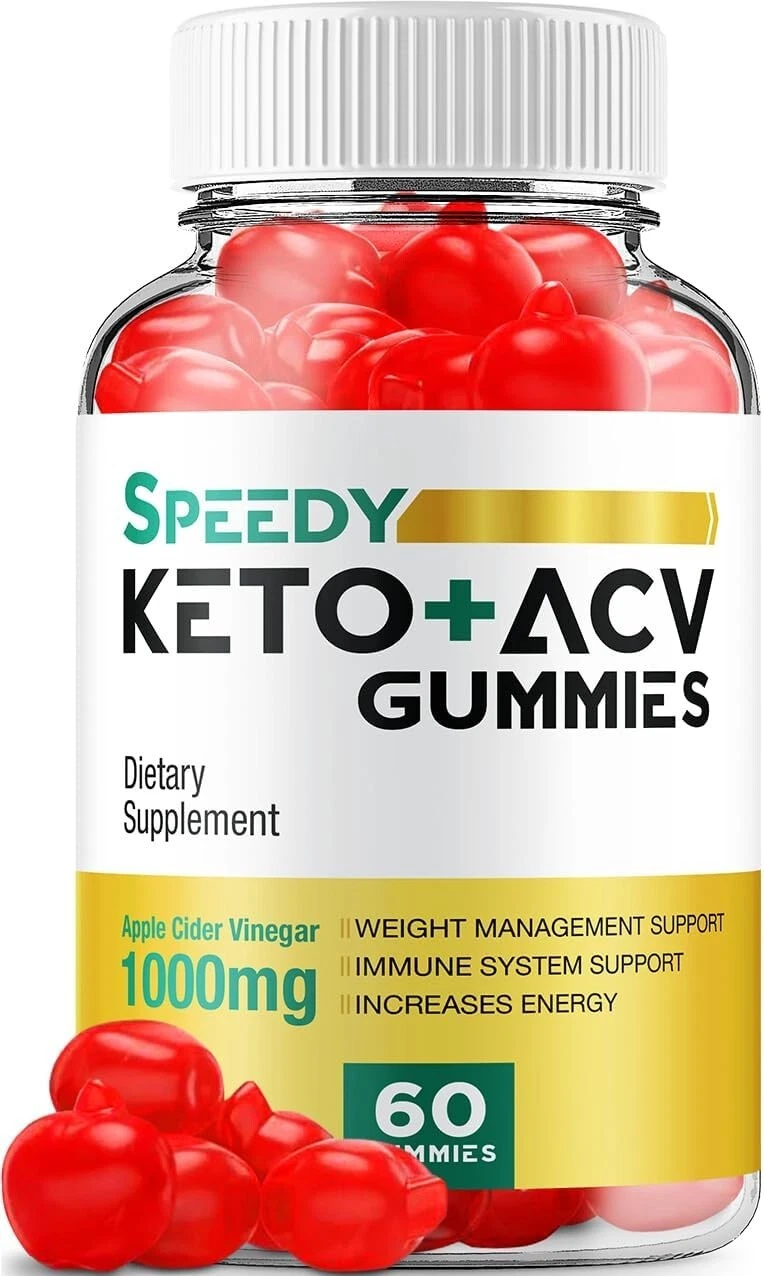 Speedy Keto ACV Gummies, Speedy Keto Weight Loss Gummies (60 Gummies)