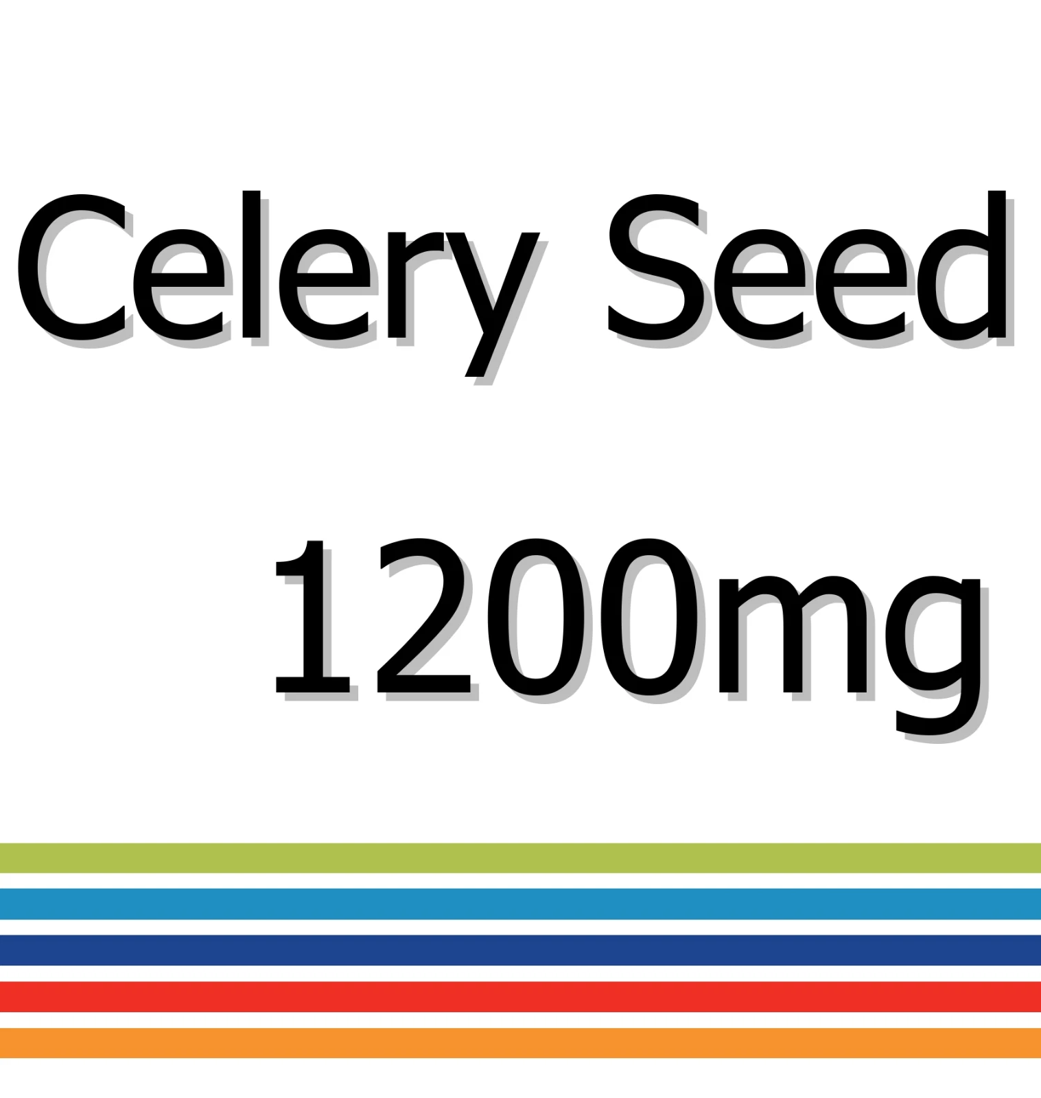 Celery Seed 1200mg x 60 Tablets - Immune System Boost