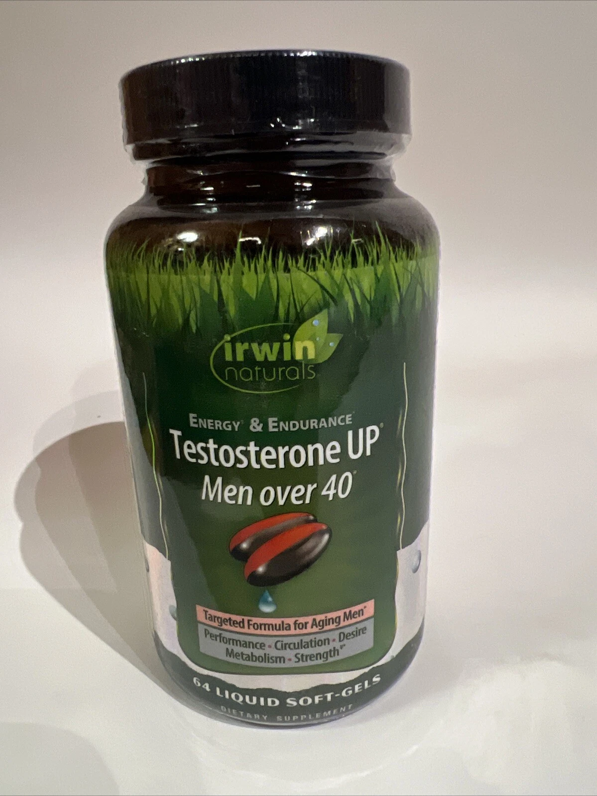 Irwin Naturals Testosterone Up Men over 40 - Boost Energy, Stamina Exp 07/26