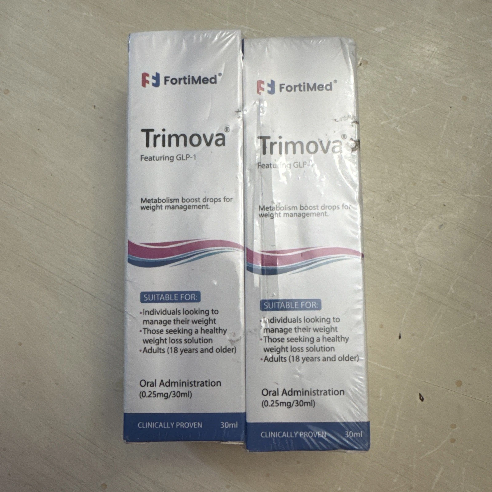 (2 Pack) Trimova Weight Loss Drops for Burning Excess Fat & Boosting Energy