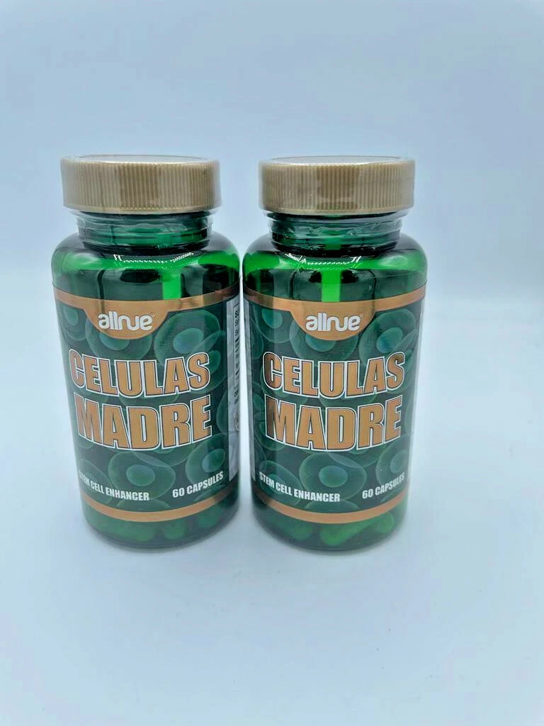 pack 2 Celulas Madres Stem Cell enhancer 120 capsules Spirulina AFA Bioxtron