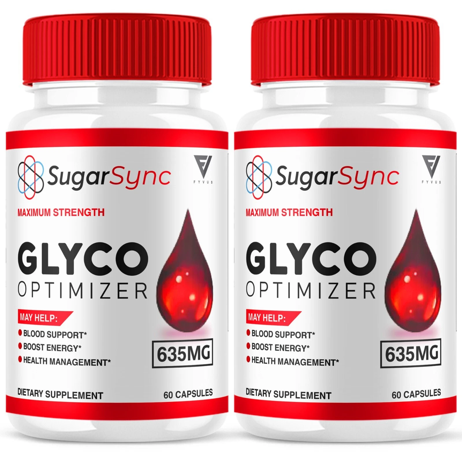 (2 Pack) Sugar Sync Glyco Optimizer SugarSync Glycogen Support (120 Capsules)