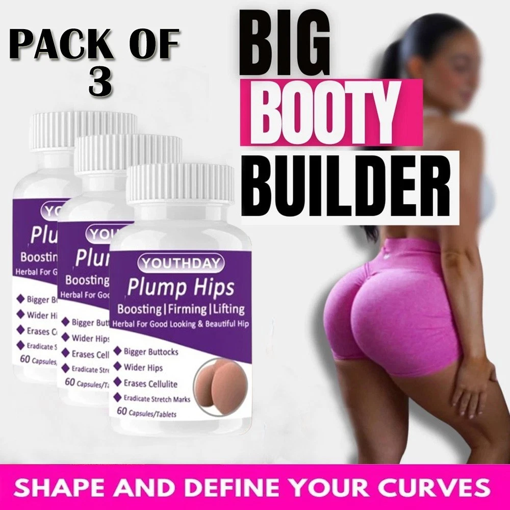 3X Aguaje Hinojo Maca Triple - Perfect Curves - Bigger Butt - Big Chest - 60Caps