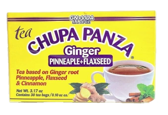 GN+VIDA Tea Chupa Panza - 30 Tea Bags/ 0.10 oz Each