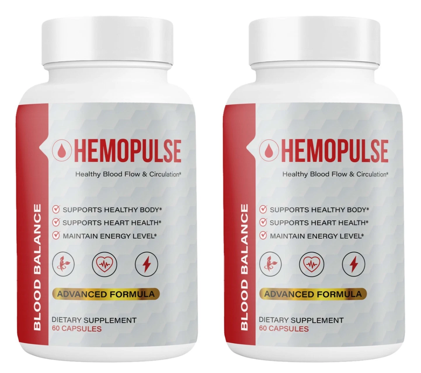 (2 Pack) HemoPulse Capsules, Hemo Pulse Advanced Blood Health Support
