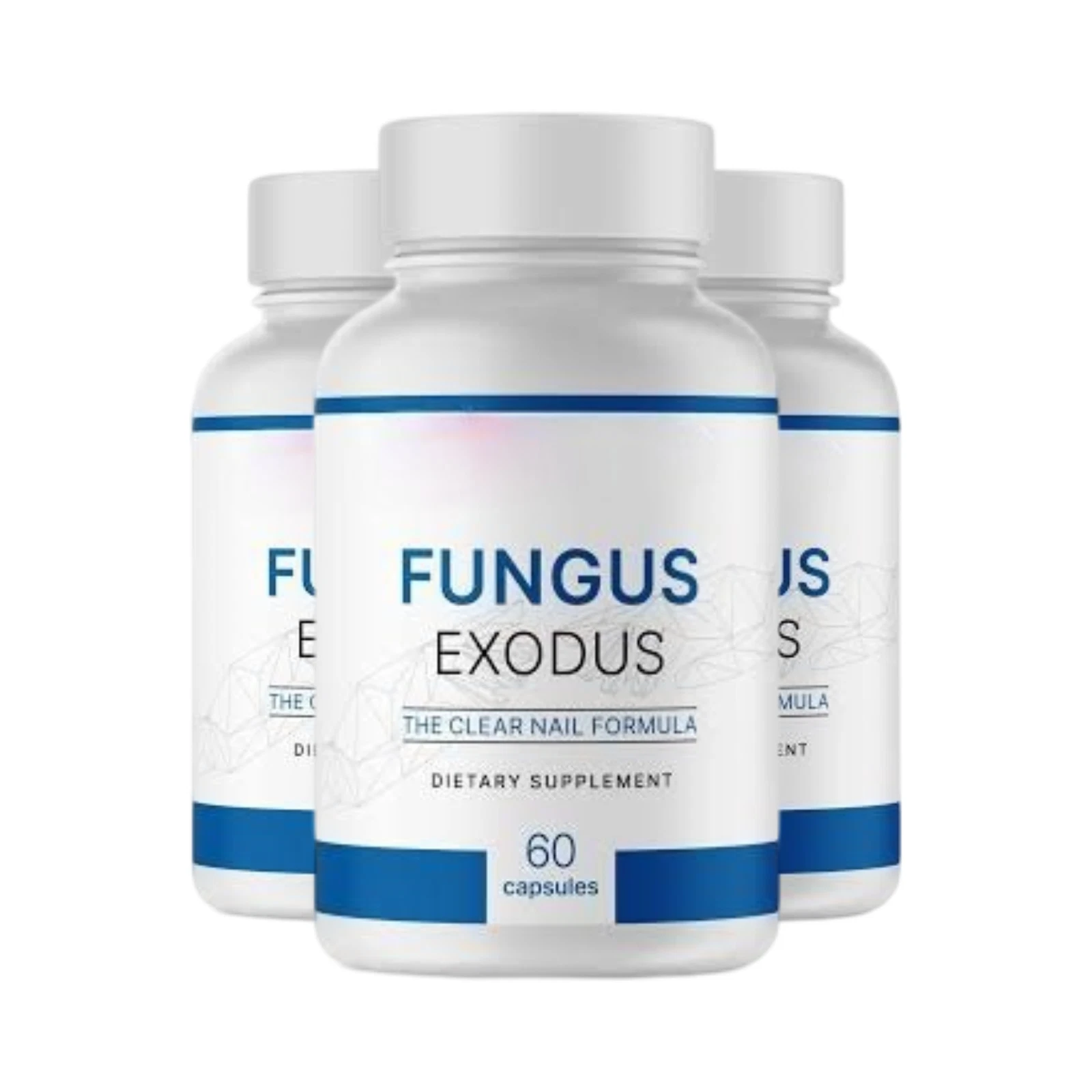 3-Pack Fungus Exodus Pills to Combat Toenail Fungus and Nail Health 180 Capsules