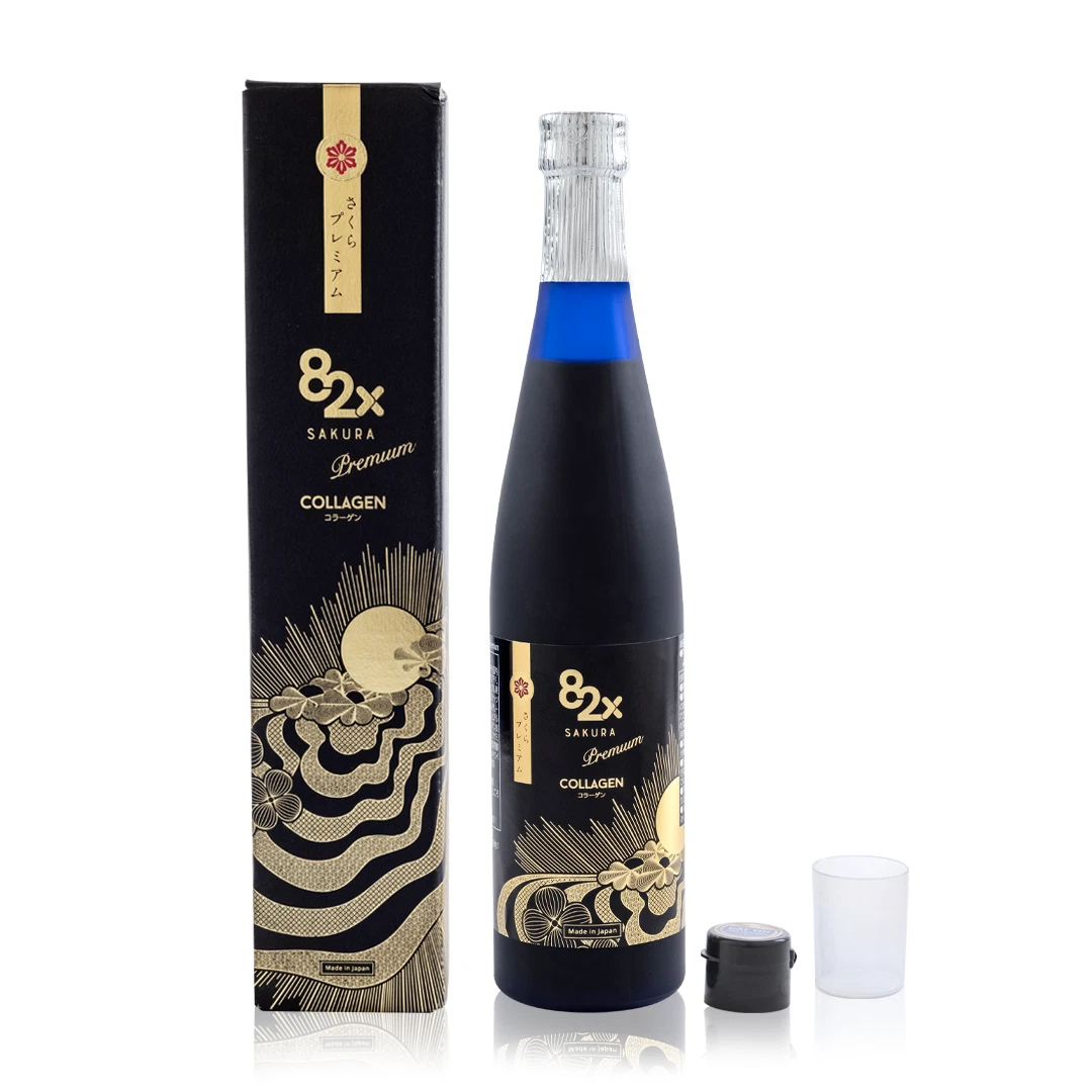 COLLAGEN82X SAKURA PREMIUM 120000mg Collagen Peptides Made In JAPAN 1Pack New