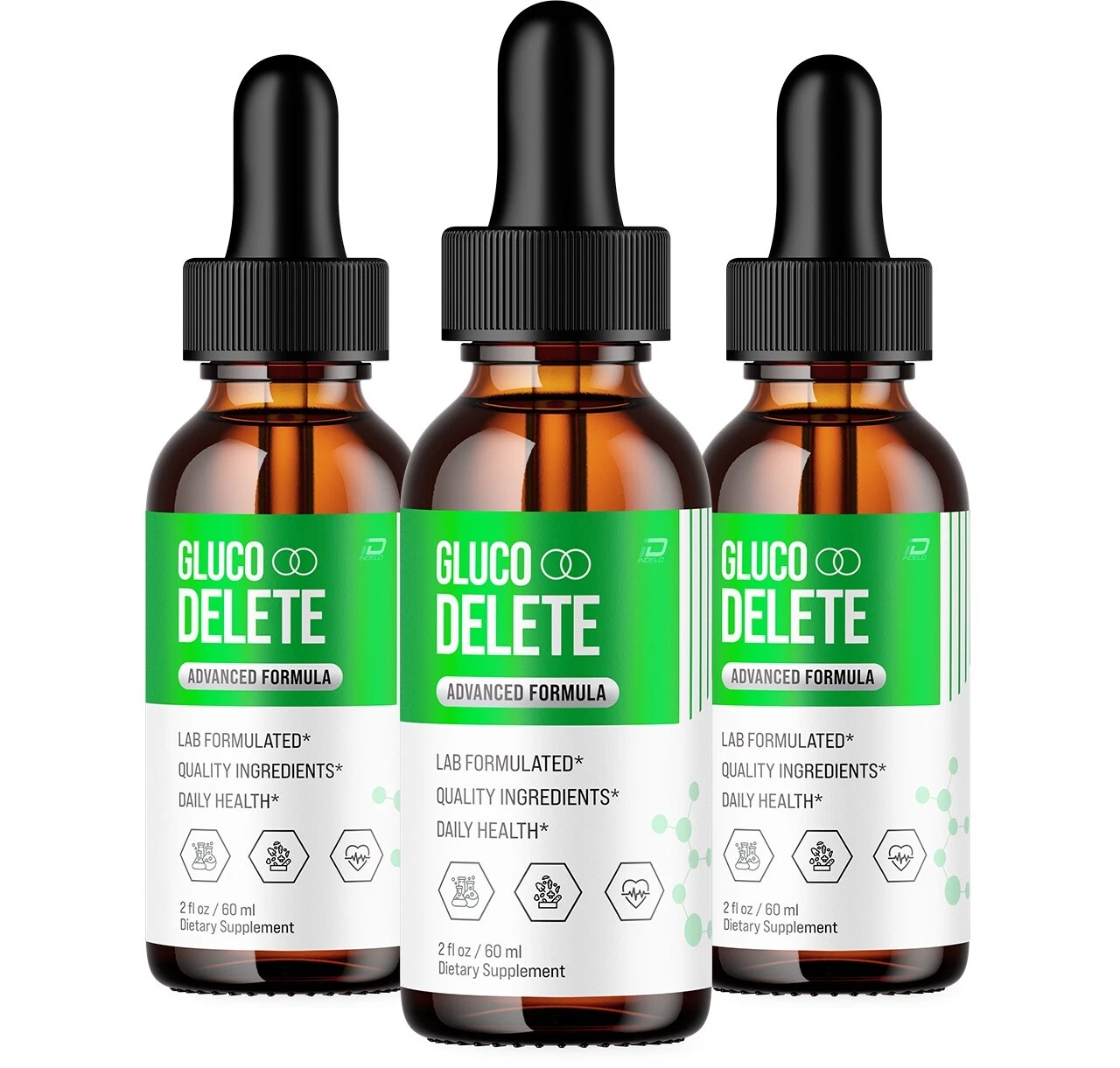 (3 Pack) Gluco Delete – GlucoDelete Extra Strength All Natural Healthy Organic