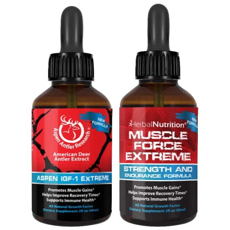 Stack Deer Antler Velvet Plus Our Anabolic Herbal Blend Muscle Force Get Ripped!