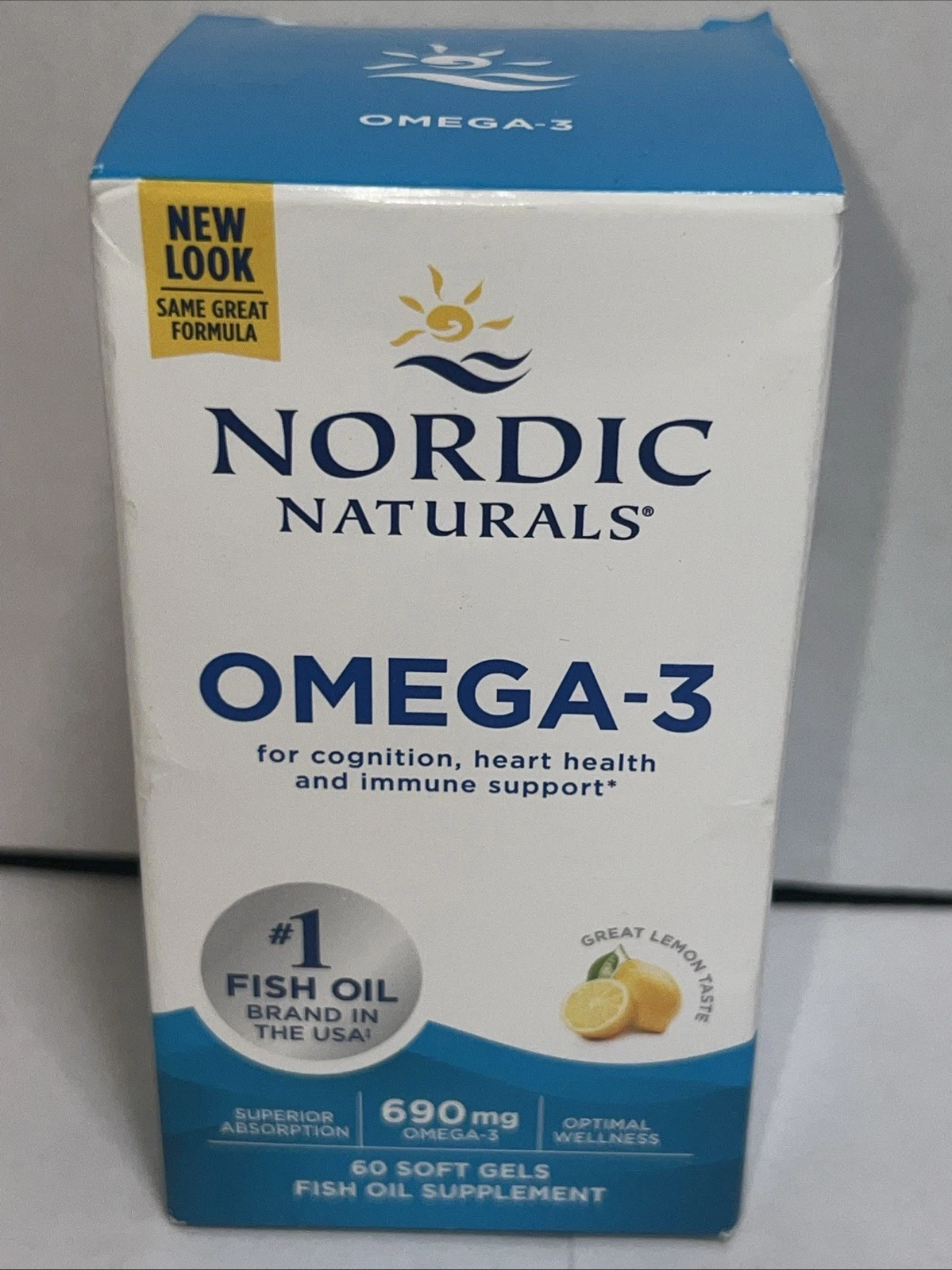 Nordic Naturals Omega-3 690mg Immune Support Softgel - 60 Count