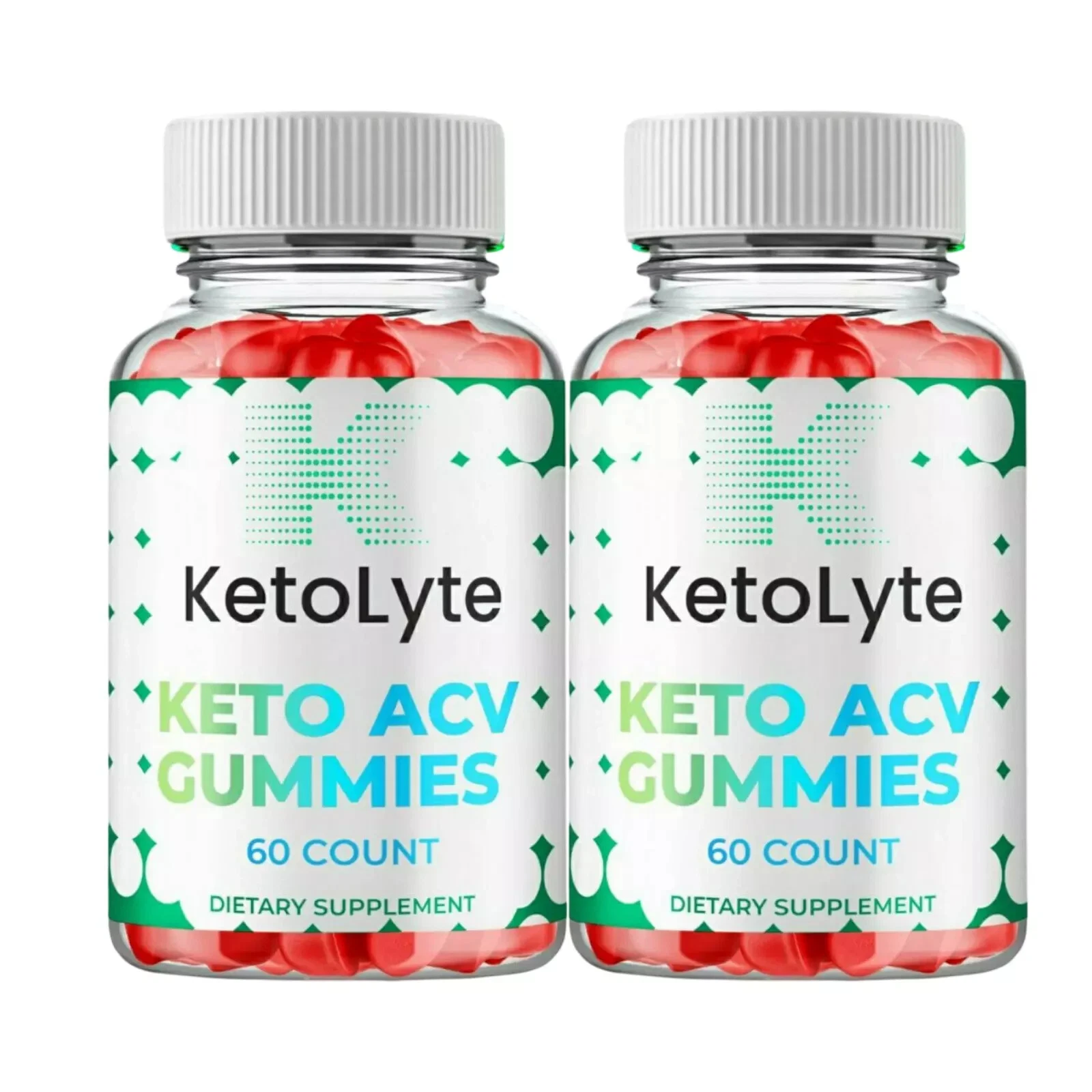 2-Pack KetoLyte Keto ACV Gummies, Keto Lyte Weight Loss Supplement - 120 Gummies