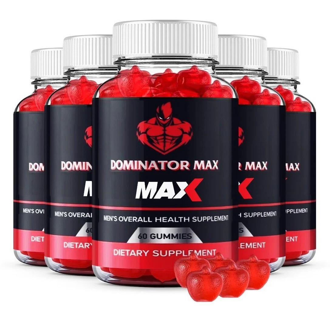 (5 Pack) Dominator Max MAX Gummies Daily High Drive, Dominator Maxx MAX