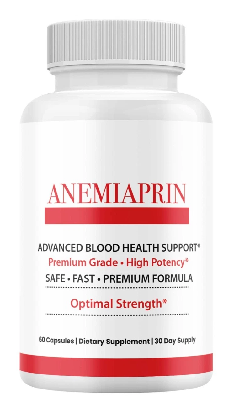 Anemiaprin Blood Support Maximum Strength Glycogen Supplement 60 Capsules
