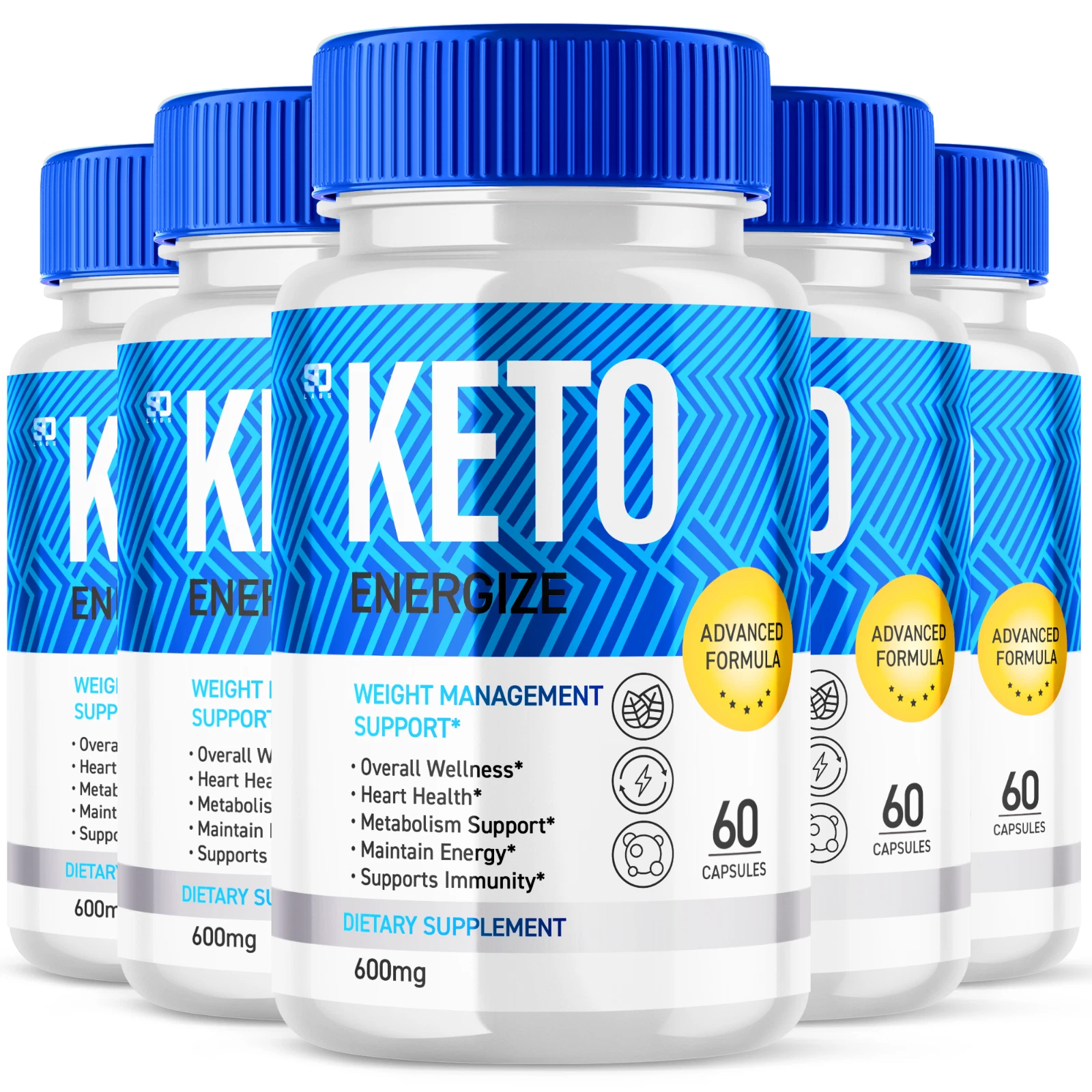 Keto Energize Support Weight Management, Immunity & Overall Wellness (5 Pack)