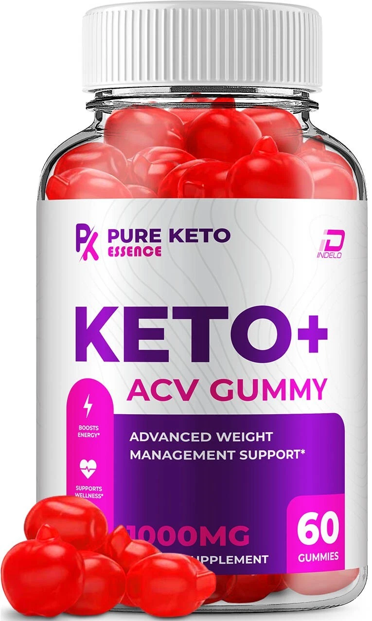 (1 Pack) Pure Keto Essence ACV Gummies Supplement - PureKetoEssence 1000MG