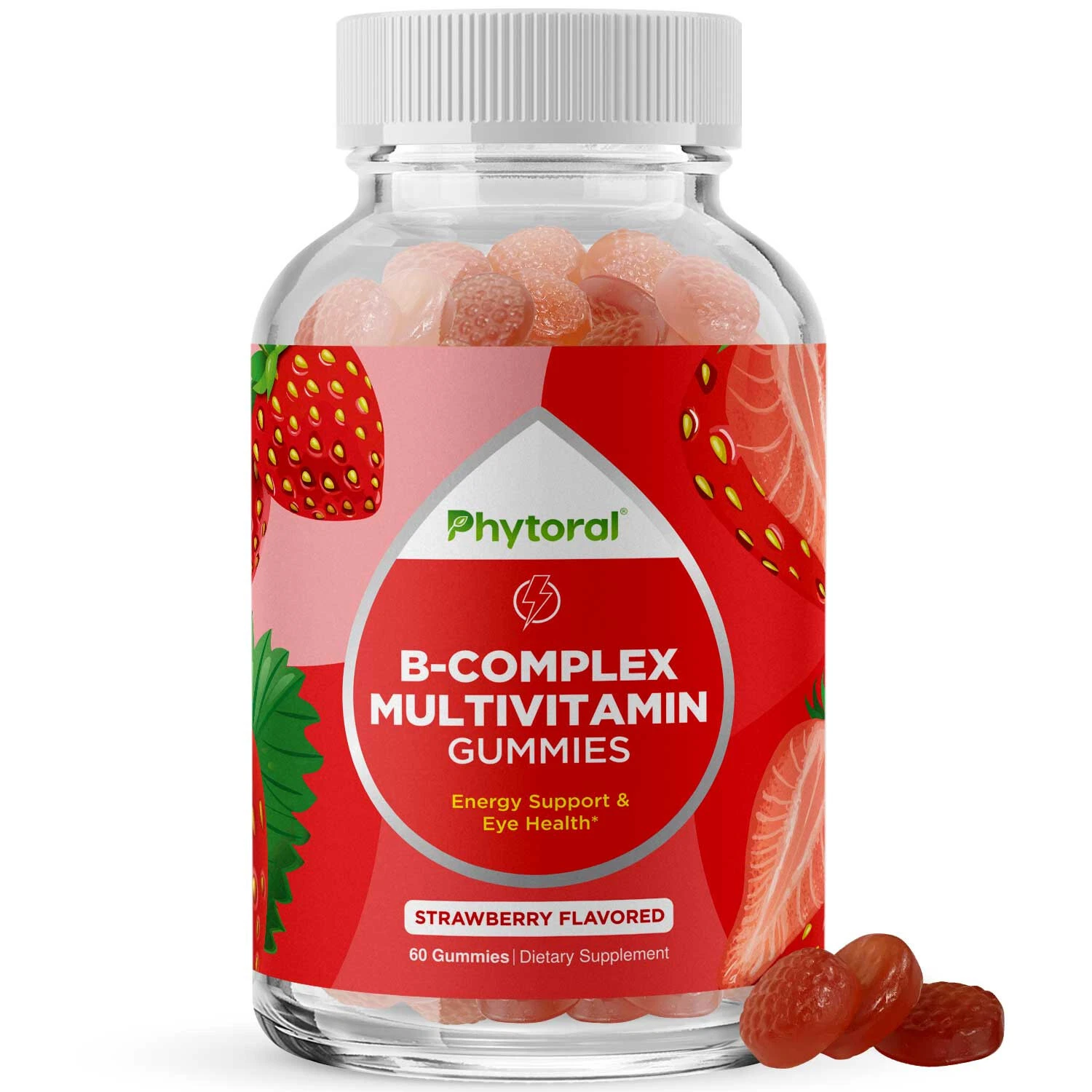 Vitamin B Complex Gummies for Adults - Natural Energy Gummies